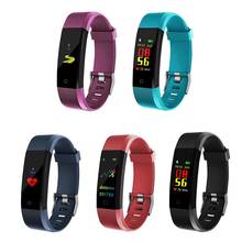 Reloj deportivo inteligente con pantalla a Color, reloj deportivo inteligente con control del ritmo cardíaco y de la presión sanguínea, 115Plus 2024 - compra barato