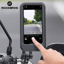 Rockbros-suporte universal de celular para bicicleta, motocicleta, mountain bike, tela touch, punho do guidão de moto, estrada 2024 - compre barato