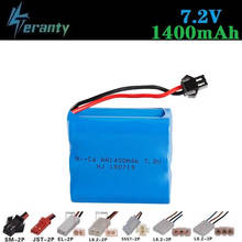 1400mah 7.2v Rechargeable Battery For Rc toys Cars Tanks Robots Gun NiCD Battery AA 7.2v 700mah Batteries Pack For Rc Boat 1PCS 2024 - buy cheap