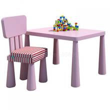  Children's Furniture Suits Kindergarten Table Chairs Baby Learning Home Secretary Toys Plastic 2024 - buy cheap