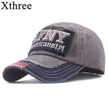Новая хлопковая бейсбольная кепка Xthree для мужчин, Кепка Snapback с вышивкой, Женская бейсбольная кепка, Повседневная Кепка, мужская бейсбольная Кепка 2024 - купить недорого