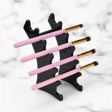 1Pc Plastic Pen Holder Display Stand 6-Slots Pen Display Stand Makeup Brush Rack Organizer for Home School and Office U3 2024 - buy cheap