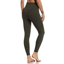 Sexy High Waist Leggings Women Push Up Sport Fitness Running Seamless Nude Hidden Yoga Pants Gym Workout Tights Activewear 2024 - buy cheap