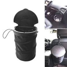 Cubo de basura plegable Universal para coche, bolsa de viaje, color negro, 1 unidad 2024 - compra barato