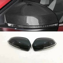 Fit For Volkswagen T-CORSS 2PCS Carbon Fiber ABS Car Side Door Rearview Mirror Cover Trim Car Styling Accessories 2024 - buy cheap