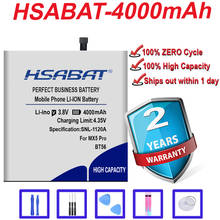 HSABAT 4000mAh High Quality BT56 Battery for Meizu Meizy MX5 Pro / Pro 5 Pro5 M5776 Batterie Bateria Accumulator AKKU 2024 - buy cheap