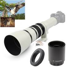 JINTU-teleobjetivo de enfoque Manual para cámara Nikon D3100, D3200, D7500, D5600, D3400, D5200, D5600, D3400, SLR, 500mm, 1000mm, F6.3 2024 - compra barato