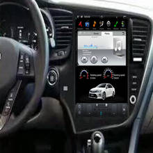 Unidad de navegación GPS para coche estilo Tesla, reproductor multimedia sin DVD para KIA Optima, KIA K5, 2010-2013 2024 - compra barato