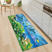 Alfombra de cocina con estampado 3D, felpudo Rectangular para entrada, dormitorio, pasillo, sala de estar, baño, absorbente 2024 - compra barato