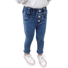 Baby Girl Jeans High Waist  Jeans Baby Casual Style Jeans Girls Spring Autumn Baby Girl Clothes 2024 - buy cheap