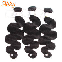 Body Wave Bundles 100% Human Hair Peruvian Body Wave Human Hair 3/4 Bundles HUman Hair Extensions Can Be Dyed and Restyled 2024 - buy cheap