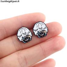 E2547 Anime Punk Boy Steel Pierce Ear Stud kids Earrings For Women Enamel Earrings Party Girls Jewelry Gifts 2024 - buy cheap