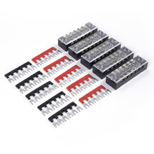 6 Positions Dual Row Screw Barrier Terminal Block Strip Wiring Board 600V 15A Screw Terminal Blocks With Terminal Barrier Strips 2024 - buy cheap