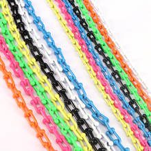 3 metros, correntes esmaltadas de cores misturadas, ligação colorida em forma de u, para fabricação de joias de corrente de colar 2024 - compre barato