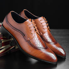 Брендовые роскошные кожаные мужские туфли-оксфорды мужские официальные модельные туфли с квадратным носком и двойной пряжкой, мужские свадебные туфли большие размеры 39-48 2024 - купить недорого