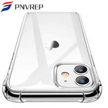 Capa de silicone tpu macio para iphone, capa à prova de choque transparente para iphone 11 pro max se 2020 6 6s plus 7 8 5s x xs max xr 2024 - compre barato