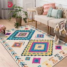 Bubble Kiss-alfombras de estilo étnico para decoración del hogar, tapete grueso y suave para puerta, con patrón geométrico marroquí, 2020 2024 - compra barato