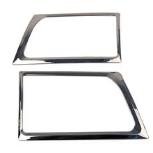 Armação revestida para farol automotivo, estrutura decorativa com moldura dividida para toyota land cruiser fj100 lc100 2005 2006 2024 - compre barato