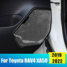 For Toyota RAV4 2019 2020 2021 2022 RAV 4 XA50 4pcs Stainless Steel Car Audio Speaker Door Loudspeaker Cover Trim Accessories 2024 - buy cheap