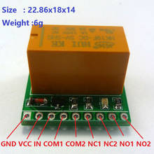 DR21C01  DC 12V DPDT Signal Relay Board Dual Channel selector switch Module for Stereo Audio Motor Polarity reversal PLC 2024 - buy cheap