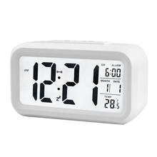 Electric Desktop Clock Electronic Alarm Digital Big LED Screen Clock Date Time Calendar Desk Watch Home decorations 2024 - buy cheap