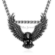 Men's Jewelry 316L Stainless Steel Eagle Pendant Punk Necklace Pendant Chain 2024 - buy cheap
