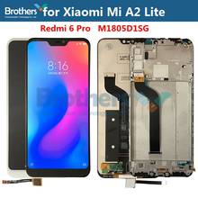 LCD Screen for Xiaomi Mi A2 Lite A2Lite Redmi 6 Pro LCD Display for Xiaomi M1805D1SG Touch Screen Digitizer Screen Assembly Test 2024 - buy cheap