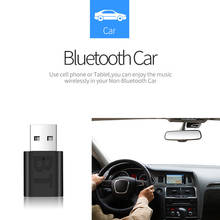Sem fio 3.5mm aux usb bluetooth 5.0 estéreo do carro música aux adaptador receptor de áudio bluetooth adaptador para casa para carro pc tablet mp3 2024 - compre barato
