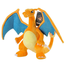 Pokemon Charizard-peluche de dragón que respira fuego para niños, muñeco de peluche, regalo de cumpleaños, almohada 2024 - compra barato