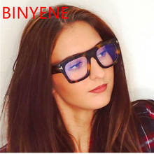 Blue Light Glasses Oversized Square Fashion Computer Glasses Black Spectacles Luxury Designer Women's Eyewear Frames Oculos 2024 - buy cheap