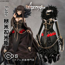 Anime! Fate Apocrypha Semiramis Poison Battle Suit Gorgeous Uniform Cosplay Costume Halloween Custom made Any Size Free Shipping 2024 - buy cheap