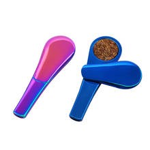 Mini Tobacco Pipes for Smoking Weed Dry Herbal Metal Hand Cigarette Pipe Detachable Magnetic Lid Smoke Accessories Gift 96x25m 2024 - buy cheap