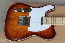 Top Quality Maple fingerboard F Left Handed     Sunburst Electric Guitar White Guard Board guitar  @2 2024 - buy cheap