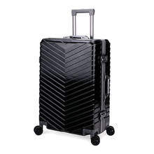20 24 дюймов Алюминиевая Рама чемодан на колесиках для путешествий mala de viagem maleta cabina Spinner для переноски багажа Koffer 2024 - купить недорого
