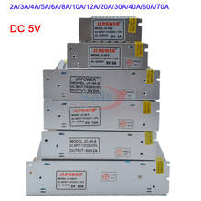 Transformador de iluminación de 5V CC, fuente de alimentación conmutada, controlador led, 2A/3A/4A/5A/6A/8A/10A/12A/20A/30A/40A/60A/70A, venta al por mayor 2024 - compra barato
