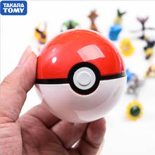Takara Tomy-figuras de acción de Pokémon, Bola de elfo de Pikachu, de 7CM, película de dibujos animados, pasatiempos 2024 - compra barato