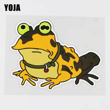 YOJA 13x10 см креативные водонепроницаемые декоративные виниловые наклейки для автомобиля мультяшная наклейка животное Toad 19A-0088 2024 - купить недорого
