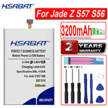 HSABAT 3200mAh CA325685G BAT-D10 High Capacity Battery for Acer Liquid Jade S Liquid Jade Z S57 S56 2024 - buy cheap