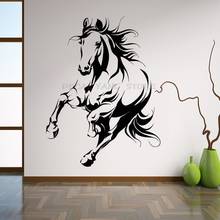 Art  Wall Sticker Beautiful Horse Decoration Tribal Animals Poster Vinyl Art Removeable Mural Modern Decal Mostang Sticker 1558 2024 - buy cheap