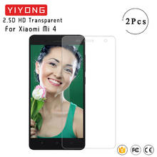 YIYONG 2.5D стекло для экрана Xiaomi Mi 4 закаленное стекло Xiomi Mi4 Защитная пленка для экрана для Xiaomi Mi 4C Mi4C закаленное стекло 2024 - купить недорого
