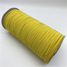 3mm 7mm 10mm 5yards/Lot Yellow High Elastic Sewing Elastic Band Fiat Rubber Band Waist Band Stretch Rope Elastic Ribbon 2024 - buy cheap