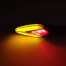 Luz led para seta de motocicleta, acessório com lâmpada vermelha amarela para kawasaki z 1000 900 800 250 650 z 1000 sx 2024 - compre barato
