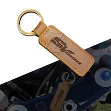 Motorcycle Cowhide Keychain Key Ring Fits for Suzuki SV1000 SV1000S Key 2024 - buy cheap
