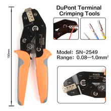 SN-2549 crimping pliers 0.08-1mm² 28-18AWG XH2.54/PH2.0/2510 SM plug tab terminals Includes features of the SN-28B and SN-01BM 2024 - buy cheap