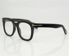 Ретро ацетатная оправа для очков унисекс, полный обод, линзы по рецепту, оптические очки, брендовые дизайнерские антибликовые очки для чтения 2024 - купить недорого