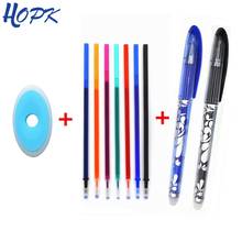 Erasable Pen Set Blue Black Color Ink Writing Ballpoint Pens Washable handle for School Office Stationery Supplies Exam Spare 2024 - buy cheap