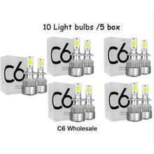 20pairs 6500K H7 LED Car Headlight H4 Bulb H1 H11 H3 H8 H9 9005 HB3 9006 HB4 H27 9007 72W 8000LM Turbo Auto Lamps Fog Lights 2024 - buy cheap