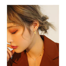 2021 New Fashion Statement Distortion Drop Earrings For Women Vintage Golden Luxury Female Hanging Dangle Earrings Trend Jewelry 2024 - buy cheap