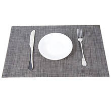 1pc 45x30cm Heat Insulation Non-slip Placemats for Dining Table Mat Placemat Set in Kitchen Accessories Cup Coaster Wine Pad 2024 - buy cheap