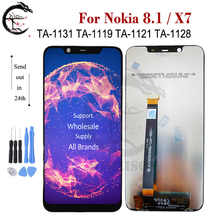 6.18" LCD For Nokia 8.1 LCD X7 Display Screen Touch Sensor Digitizer Assembly For Nokia8.1 Display TA-1131 TA-1119 TA-1121 1128 2024 - buy cheap